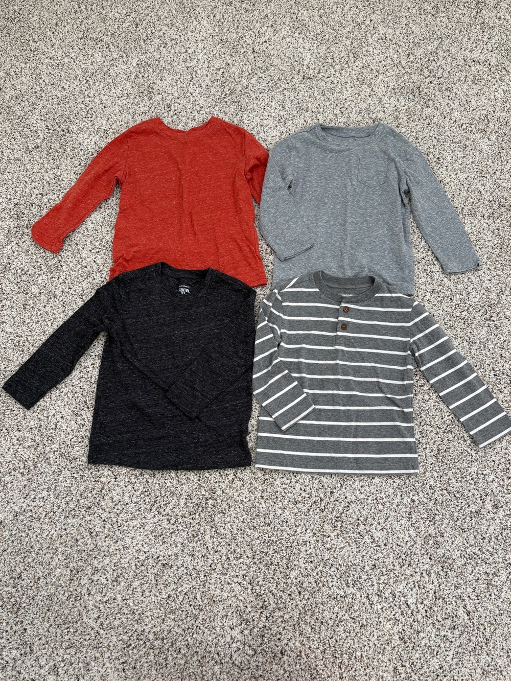 Jumping Beans Toddler Boy Long-Sleeve T-Shirt Bundle Lot, 2T